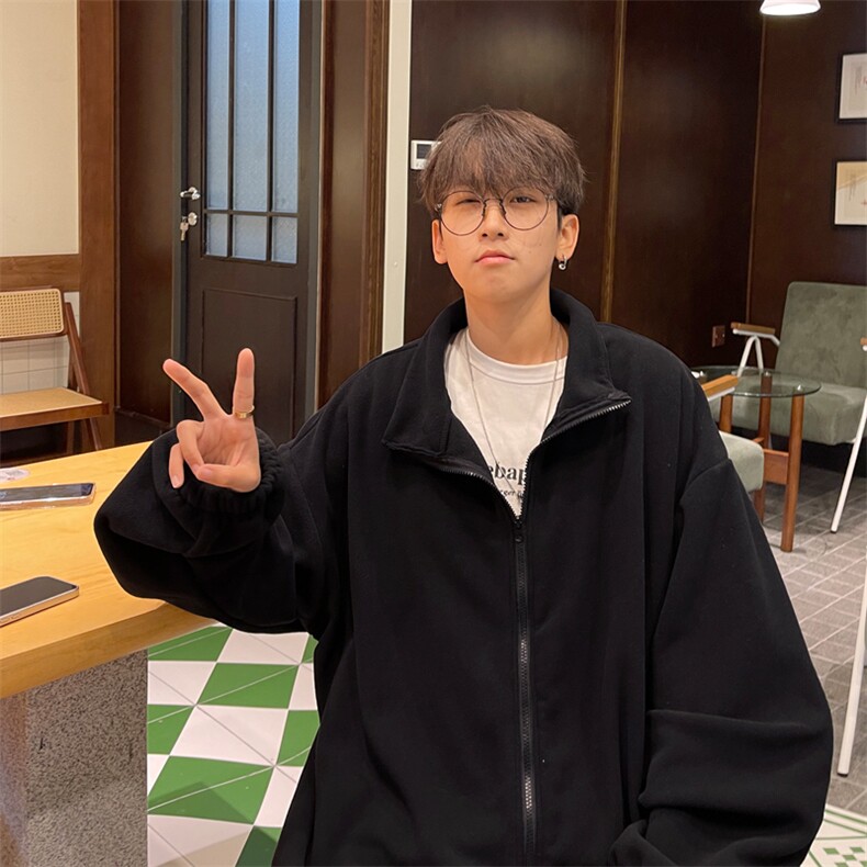 抖音直播！双面摇粒绒保暖卫衣男夹克冲锋衣内胆ND200-特P32,男装夹克,电商B371