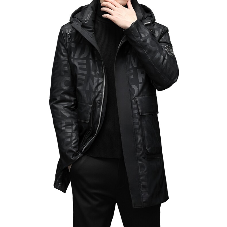 休闲时尚加厚保暖男士白鸭绒羽绒服冬新款XS98985-P305,男装羽绒服,钱塘6003A(原)4033A