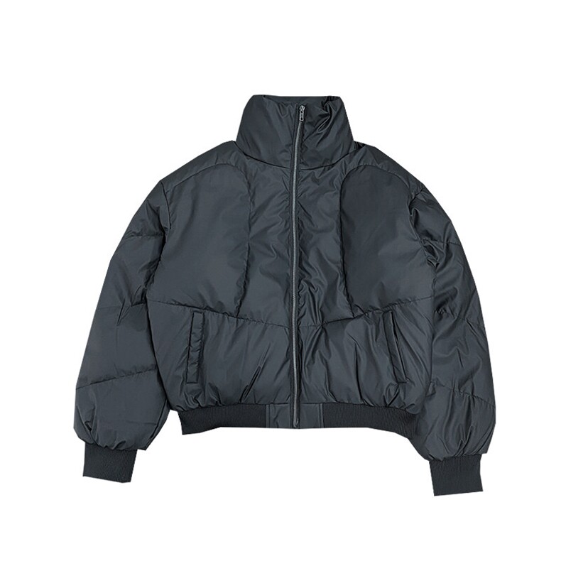 AY92/P138控178冬季社会小伙小众高级设计盔甲重磅面包服男黑首2,男装棉衣,星座305B-1