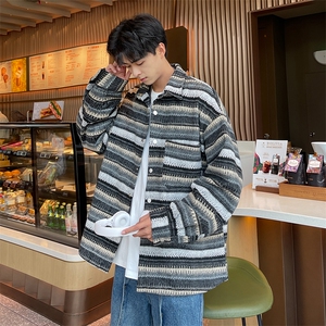 户外外套男春秋季百搭宽松潮流衣服学生运动夹克图片