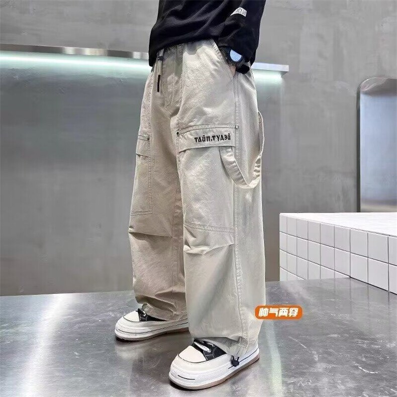 网图现货夏季直筒工装男孩休闲裤R9204-P42,男装工装外套,星座1005-4