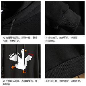 纯棉连帽卫衣男大码运动帽衫宽松薄 砖墙WY2273-P35图片
