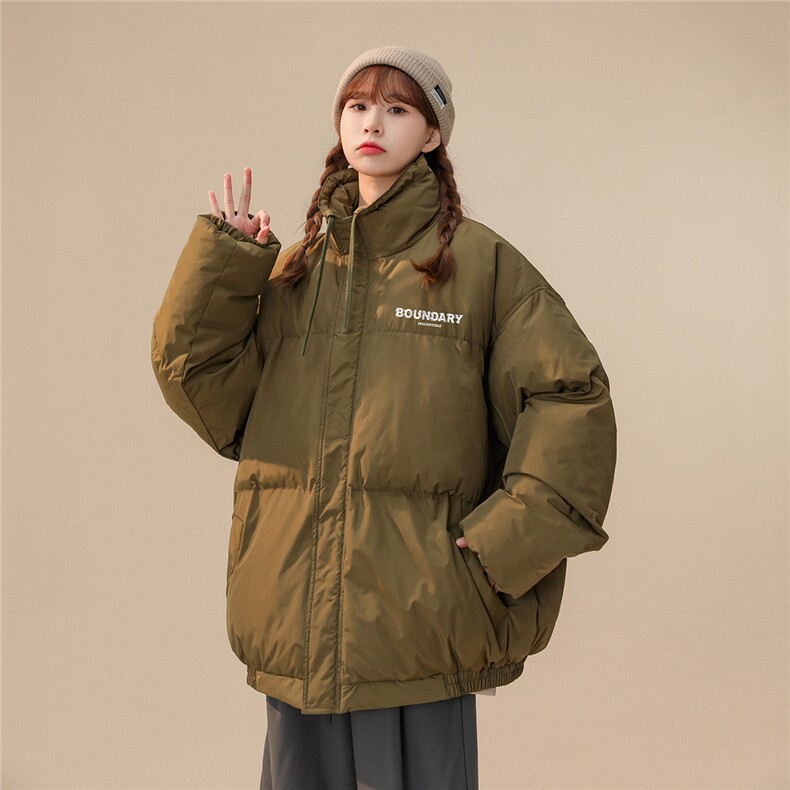白鸭绒中性22冬季新品简约印花时尚百搭立领羽绒服YR225P195控258,男装羽绒服,A247A
