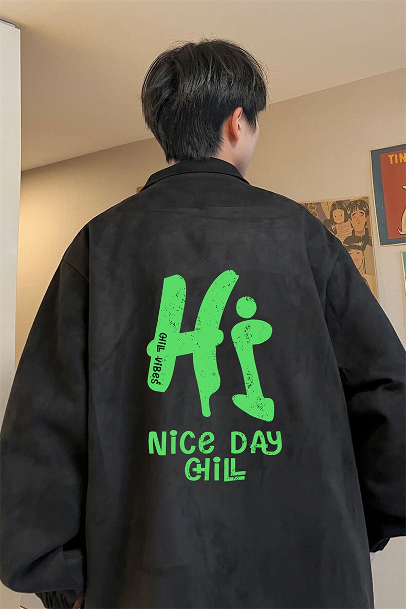 麂皮绒夹克男大码立领褂子外套JK85418-P68加绒款-P78,男装夹克,电商A040