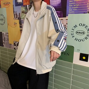 2023新款男外套韩版潮流休闲夹克痞帅港风ins潮牌帅气8818-P45，男装夹克，星座1008-1