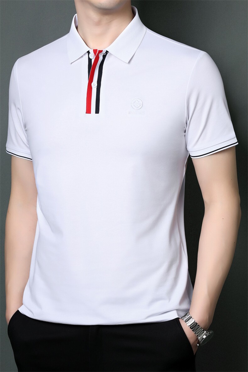 SQY9815男式2023年夏季新款T恤男短袖商务时尚休闲POLO衫男装P55,男装T恤,电商B360