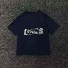 潮流港风百搭短袖t恤男潮牌高街宽松设计感小众体恤衫GA7035P45，男装T恤，星座1013-5