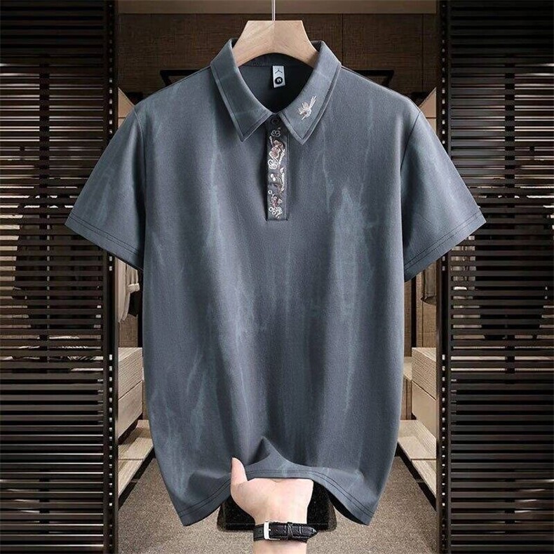 25060-P40夏季时尚休闲T恤男POLO衫欧货潮牌商务休闲短袖T恤,男装Polo衫,电商D310B-1