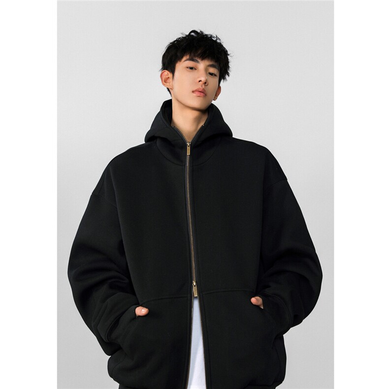 XZ809A/XS17/特P75/控108现货美式运动开衫双拉链外套卫衣,男装卫衣,星座809A(原222-1)