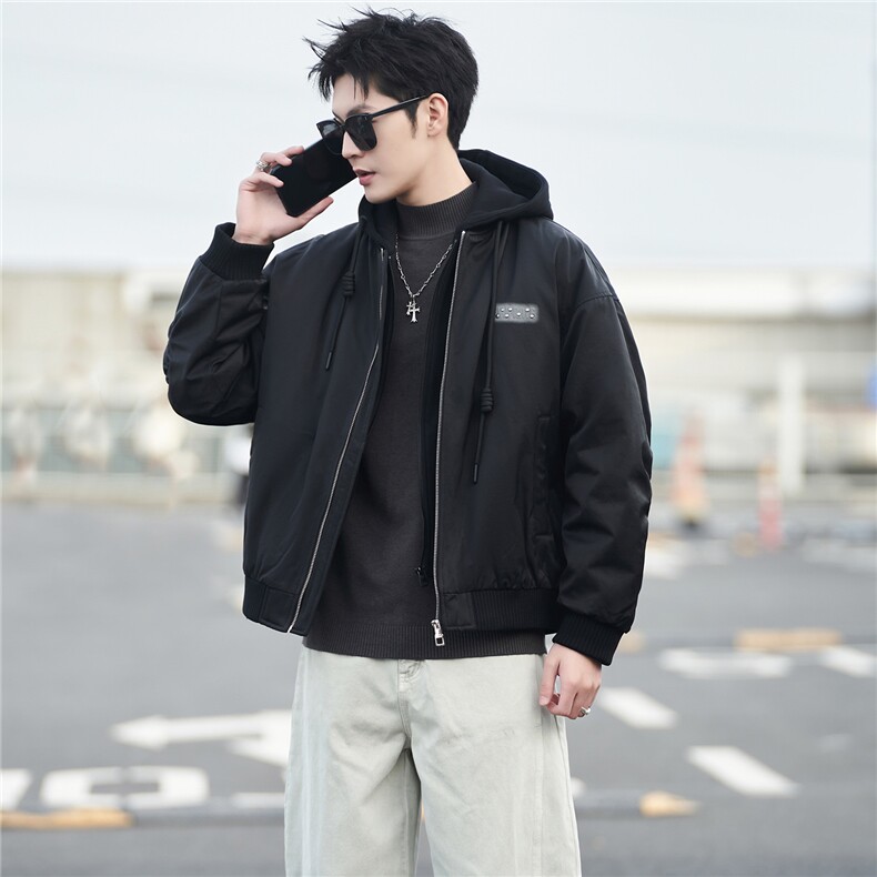 M-4XL B353 3306 P220 黑冬羽绒服【标50控活动价328】130-160g图片