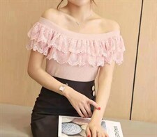 蕾丝露肩设计风格，其它，魅力元素