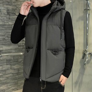 2021秋冬季新款连帽男士潮流马甲男潮流外套 A438-R001图片