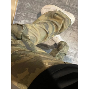 【有货】美式复古迷彩工装裤男款大口袋直筒登山裤MCK01WW-特P55图片