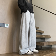 秋季新款弧线拼接弯刀卫裤XZ604-K131-特P35控68，男装休闲裤，星座604