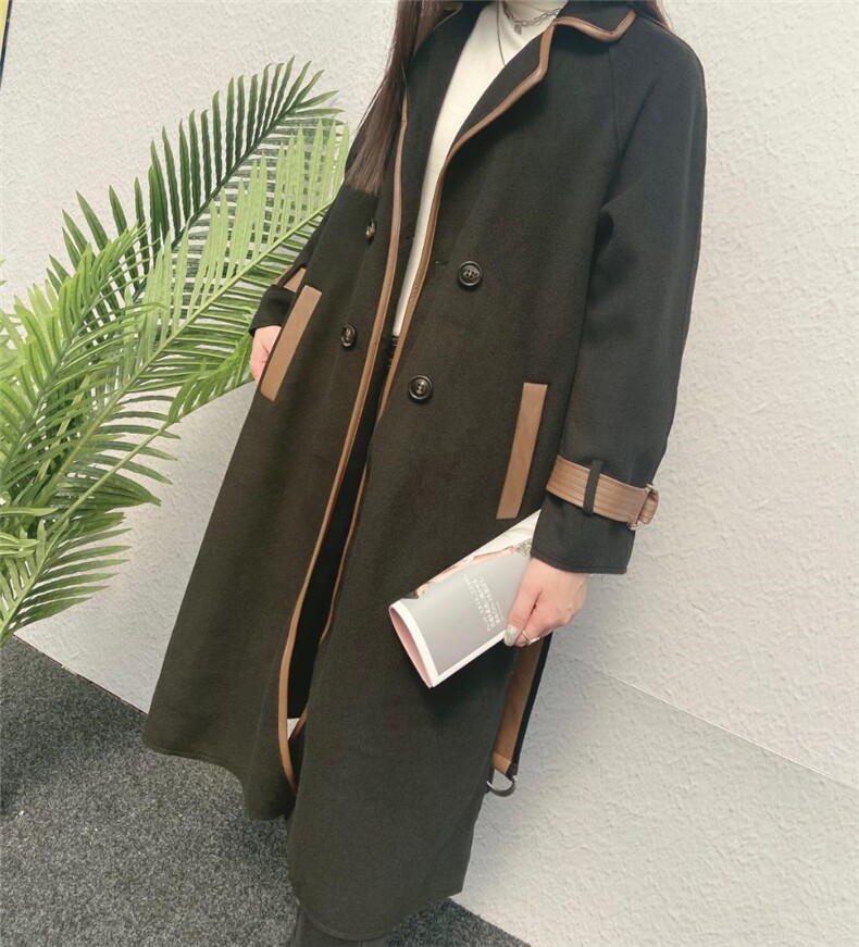 双面呢大衣，气质款，其它，米社
