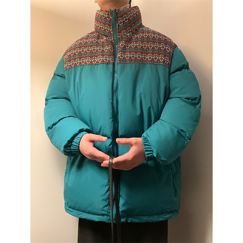 秋冬棉衣加厚夹克加绒外套厚棉袄拼色棉袄厚1016-1W106P128K158,男装棉衣,星座1016-1（原电商B408-1）