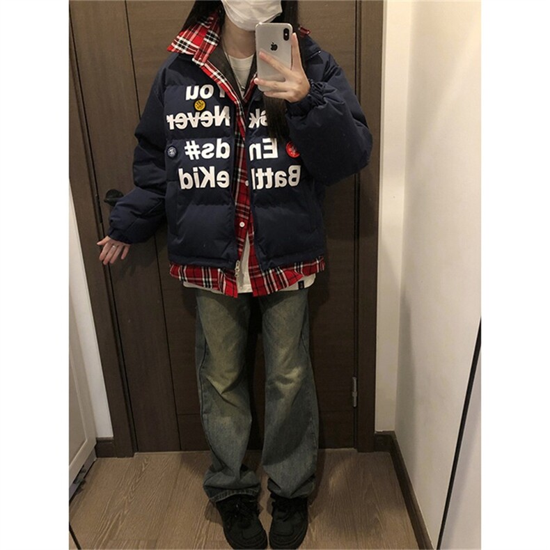 假两件短款棉服男款冬时尚慵懒潮流流行日系新款棉衣LW2100-P70,男装棉衣,星座1008
