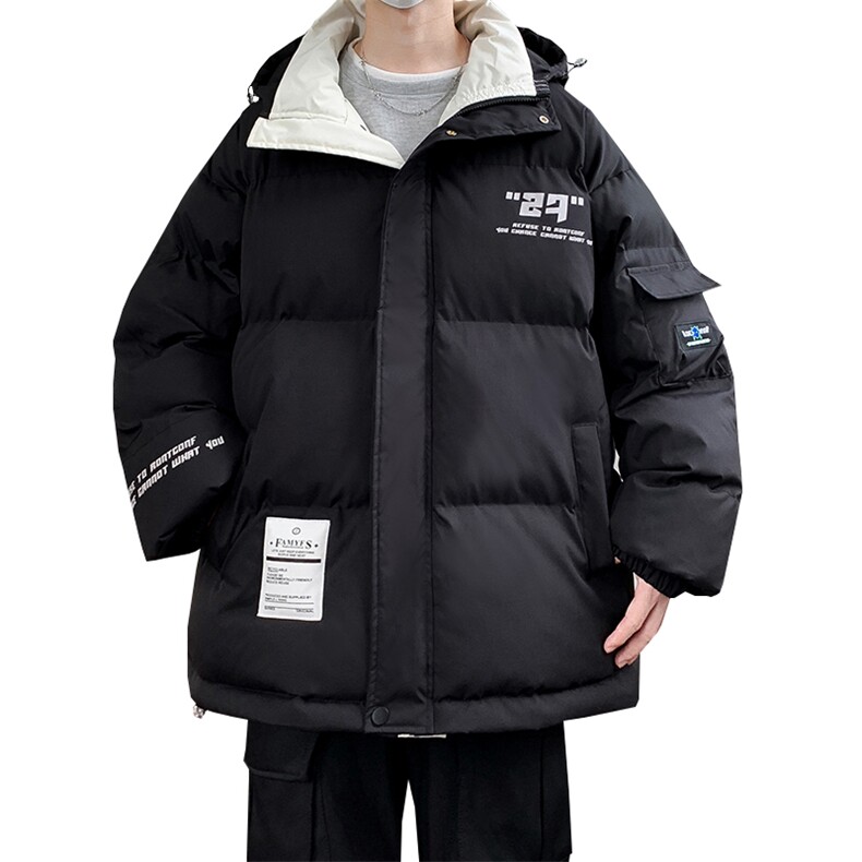 冬季宽松/连帽休闲外套潮加厚棉衣XZ102B-1M2686-P125,男装棉衣,星座102B-1