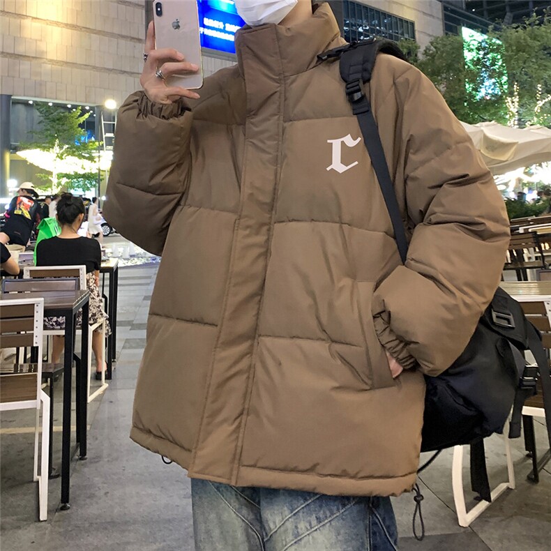 特批港风夜景时尚字母印花翻领棉衣A247-MY6370特批80控138,男装棉衣,电商A247