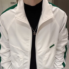 男士外套春秋款痞帅撞色夹克衫男休闲短款上衣痞帅褂子J8022，男装夹克，星座1116A（原606A-3）