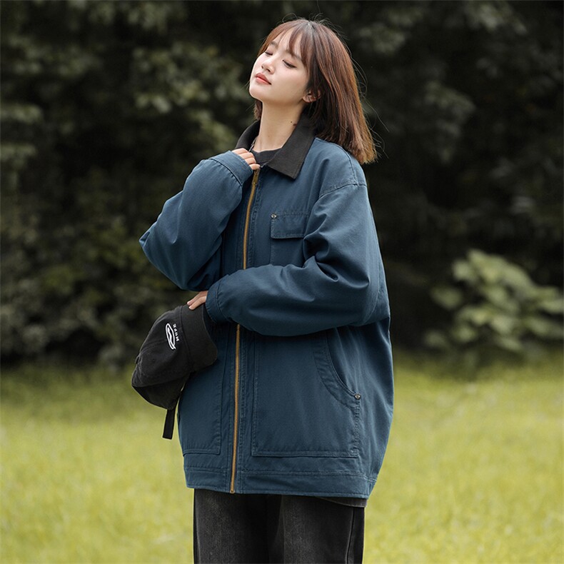 秋季新款现货翻领夹克男纯棉上衣外套DSA157B-JK7943-特P95图片