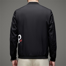 V9603钱塘2020-3印花夹克外套秋冬新款时尚休闲男装外套P92，男装夹克，钱塘207-3