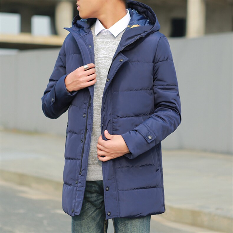 秋冬款男士连帽羽绒服加肥大码中长款胖哥羽绒衣L-8XL1440款P185,男装棉衣,星座802