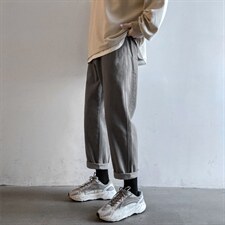 运动风加绒2021休闲九分裤百搭潮流长裤K816-特批35加绒45,男装休闲裤,星座718-1