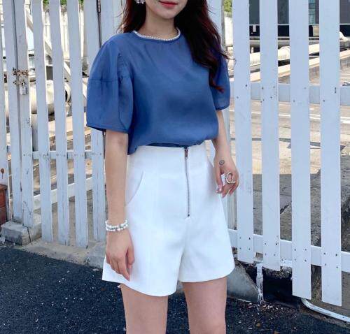 夏季新款韩版短袖上衣，女装，邱小姐