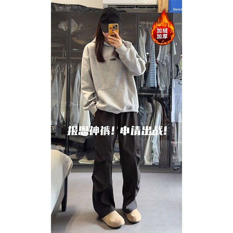 冬季加绒防水休闲裤男美式户外多色大码工装裤5D2117-TP30不,男装工装外套,电商A102