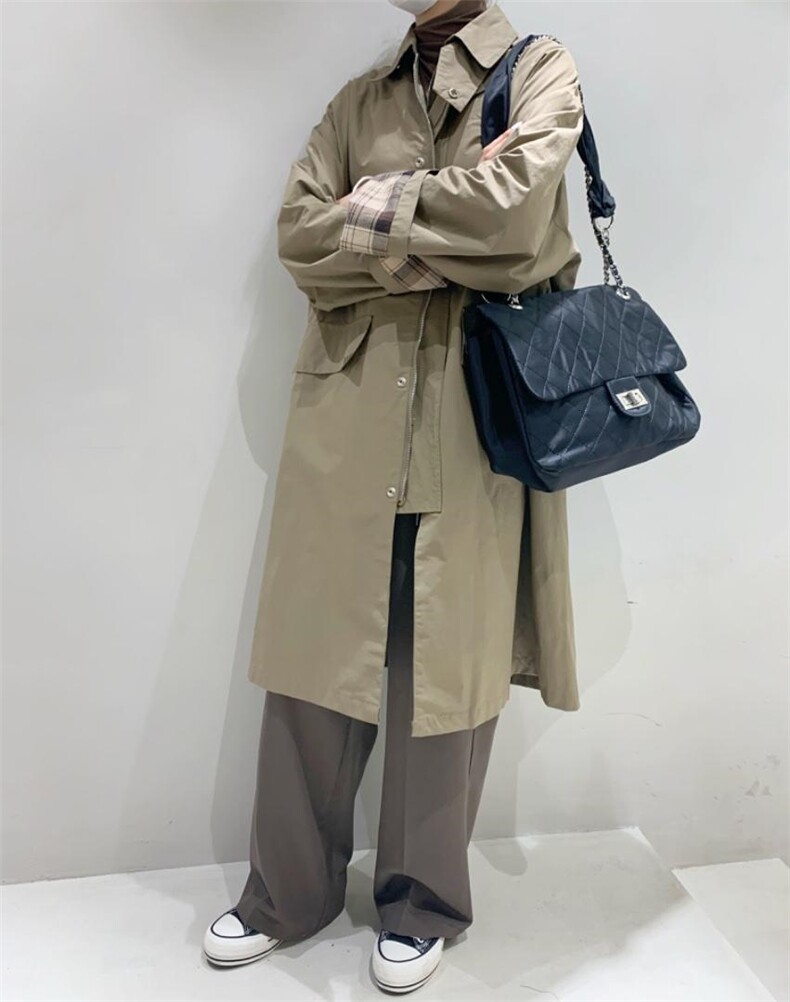 秋款风衣，女装风衣，良布品衣
