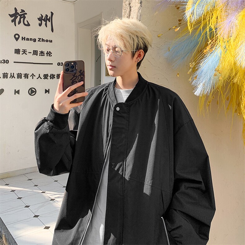 夹克男春季新款港风宽松外套JK8510-P58,男装夹克,星座214-3