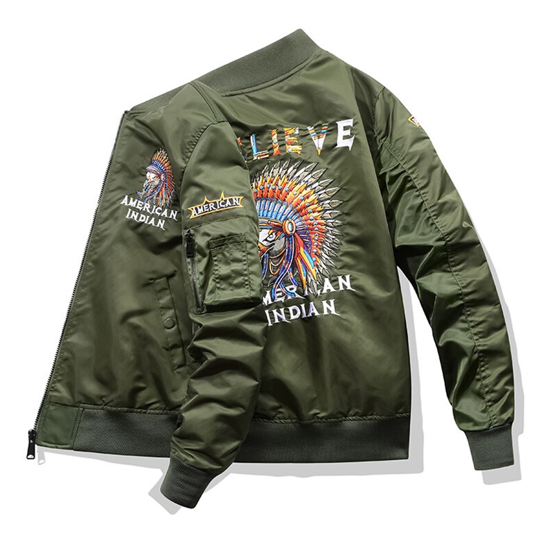 美式潮牌宽松版型飞行服时尚潮牌户外运动休闲加棉,男装夹克,星座210-5(原414-2)
