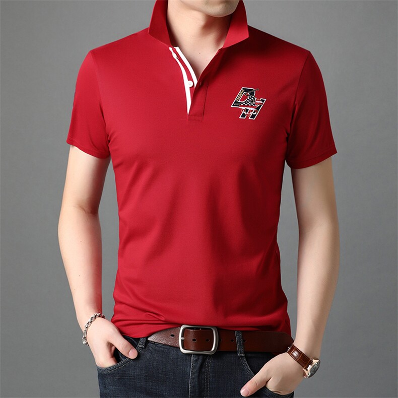 多彩十色2021夏季男士新款短袖T恤简约商务休闲polo衫B8802P60,男装Polo衫,电商D230
