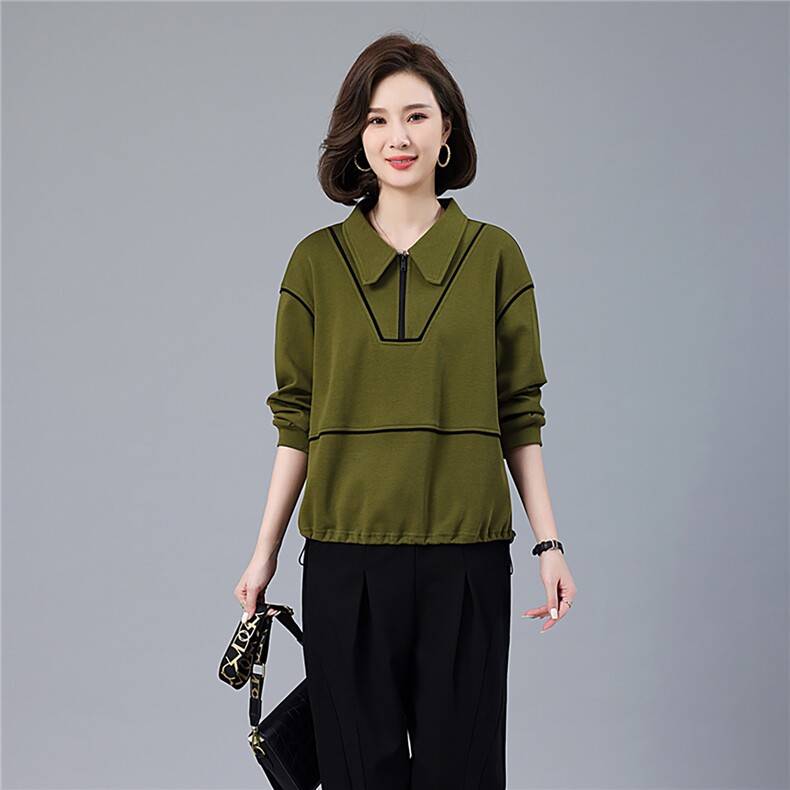 现货新款春季时尚小众设计小翻领百搭休闲套装两件套,女装套装/套裙,深水步