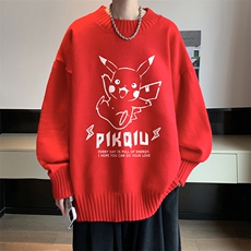 半高领毛衣男士大码针织衫男毛线衣男M18078-P45加绒款-P65，男装针织衫/毛衣，电商A040