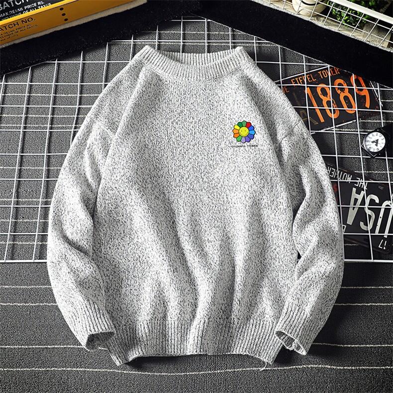 M19101-P45加绒款-P65加厚加绒毛衣男大码毛线衣男针织衫男线衫,男装针织衫/毛衣,电商A040A