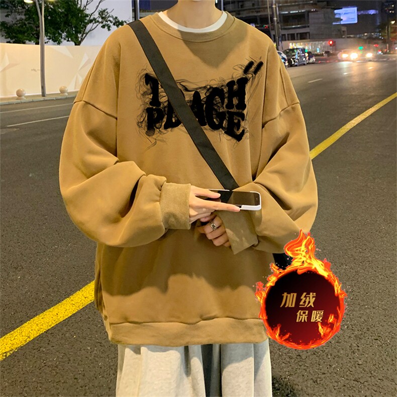 直播品质500克重磅美式做旧水洗卫衣SY1382-常规特P45加绒特P55,男装卫衣,电商A486
