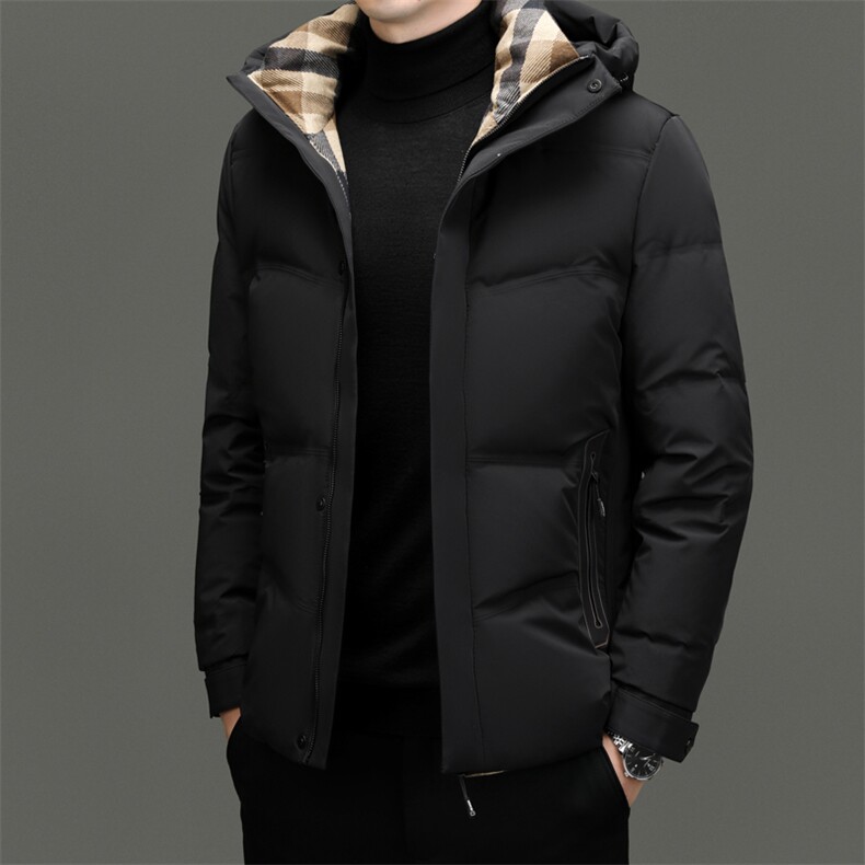 男装羽绒服YR9039继续2025冬现货充绒126g牛奶丝面料羽绒外套,男装羽绒服,钱塘207-1