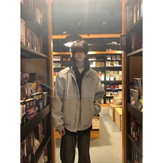 现货灰色毛呢立领夹克外套JK0126-P70，男装夹克，星座313A(原308A-2)