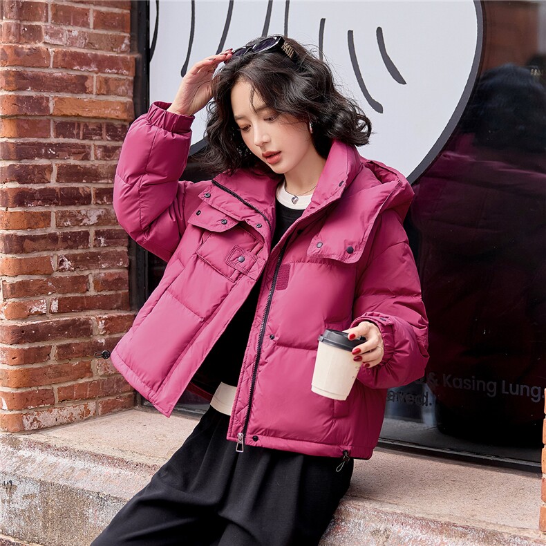 现货！2025冬季新款白鸭绒羽绒服女,女装羽绒服,慕咨