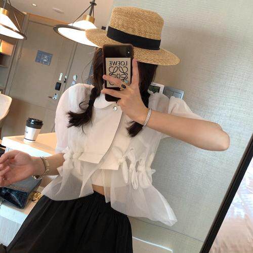 蝴蝶结短衬衫，女装衬衫，XTZ style