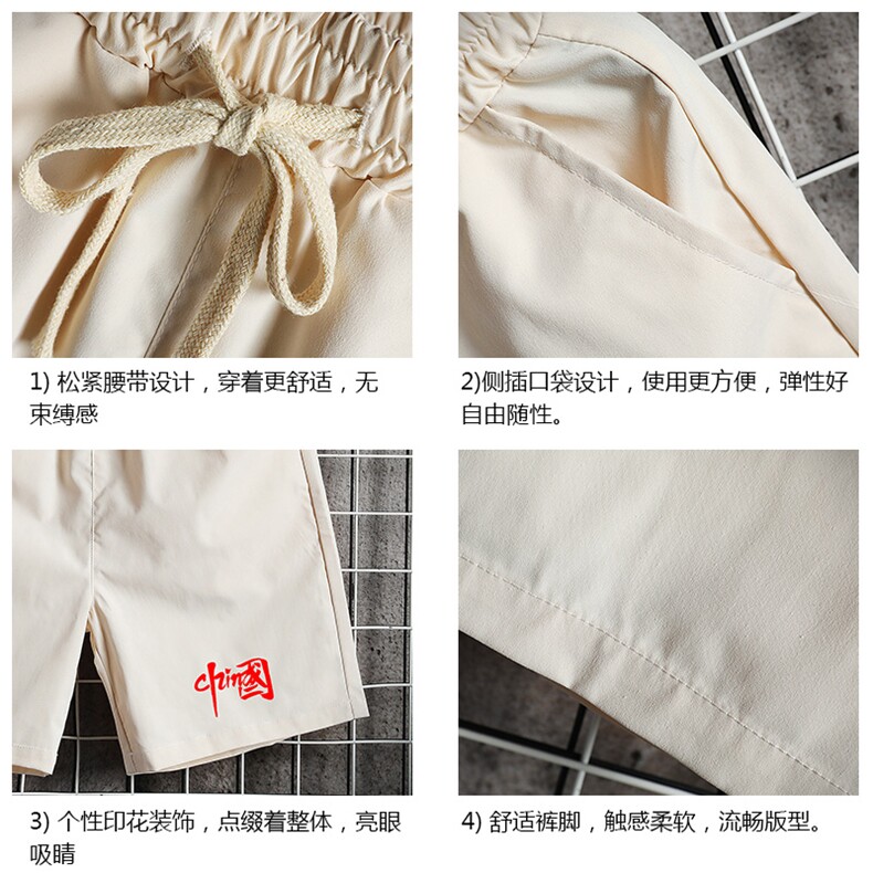 DK39276-P15港风休闲短裤男士大码运动五分裤男中裤男马裤网格,男装休闲裤,电商A040A