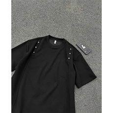夏季美式宽松高街设计感短袖T恤潮XZ808B-WH062-P50，男装T恤，星座808B