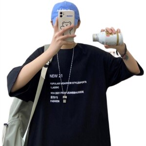 2025夏季新款短袖t恤港风宽松潮流短袖男A210-A8302-P25控38图片