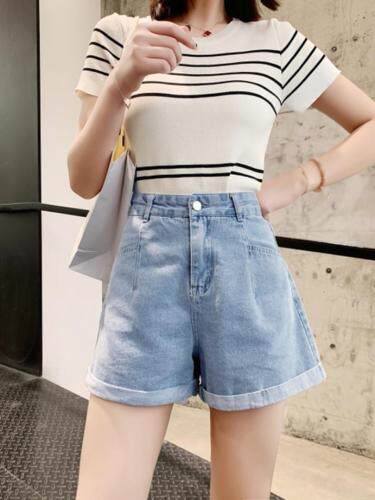 牛仔短裤，女装，Gemini