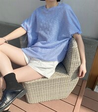 长春花篮，提花针织面料，黑色，白色，蓝色ML，其它，with E Q