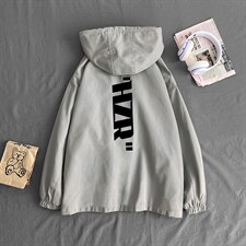 JK41002-P85纯棉连帽夹克男士大码工装夹克男外套男,男装夹克,电商A040
