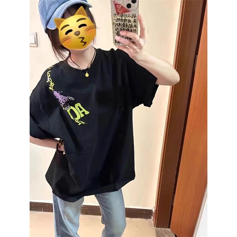 万针全刺绣工艺高品质260克双纱纯棉美式高街短袖T恤特P33,男装T恤,电商A486
