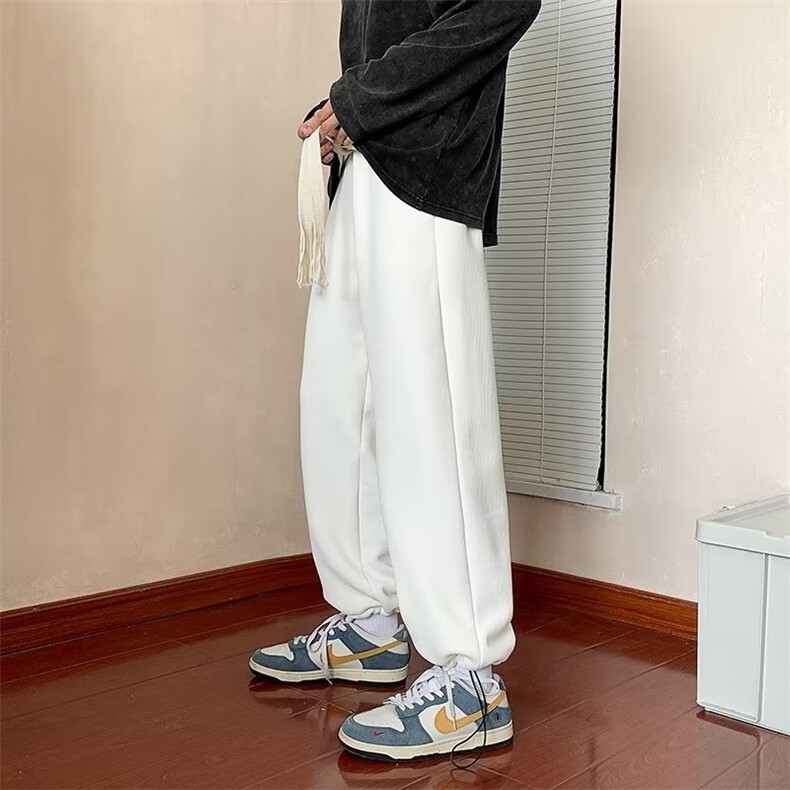 秋冬华夫格羊羔绒休闲运动裤男,女装休闲裤,星座410-6（原星座1304-1）